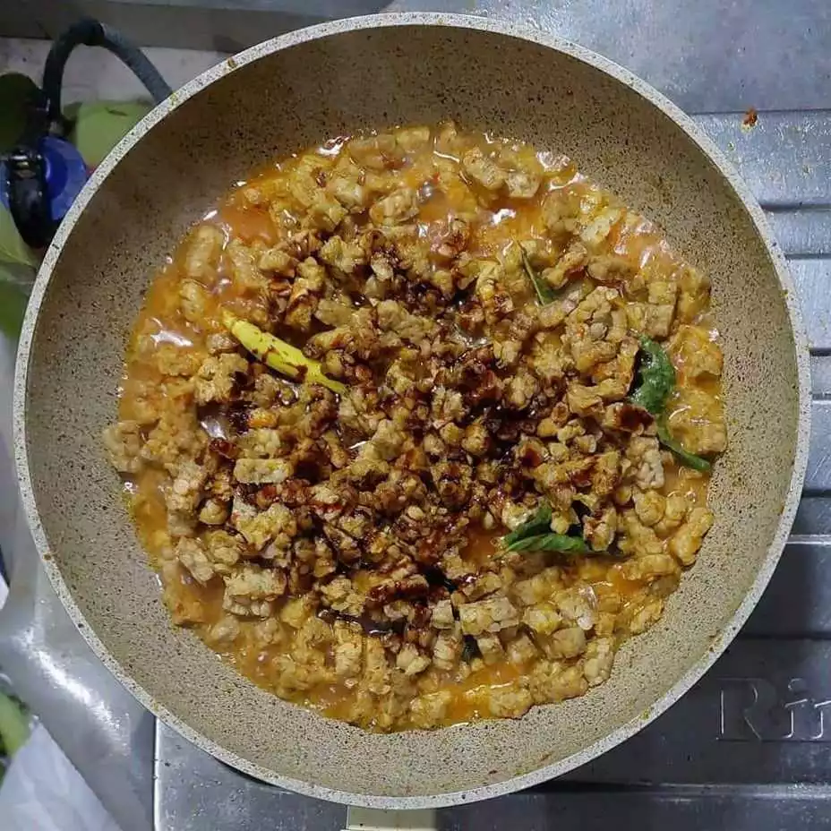 Step 8 Sambal Goreng Tempe