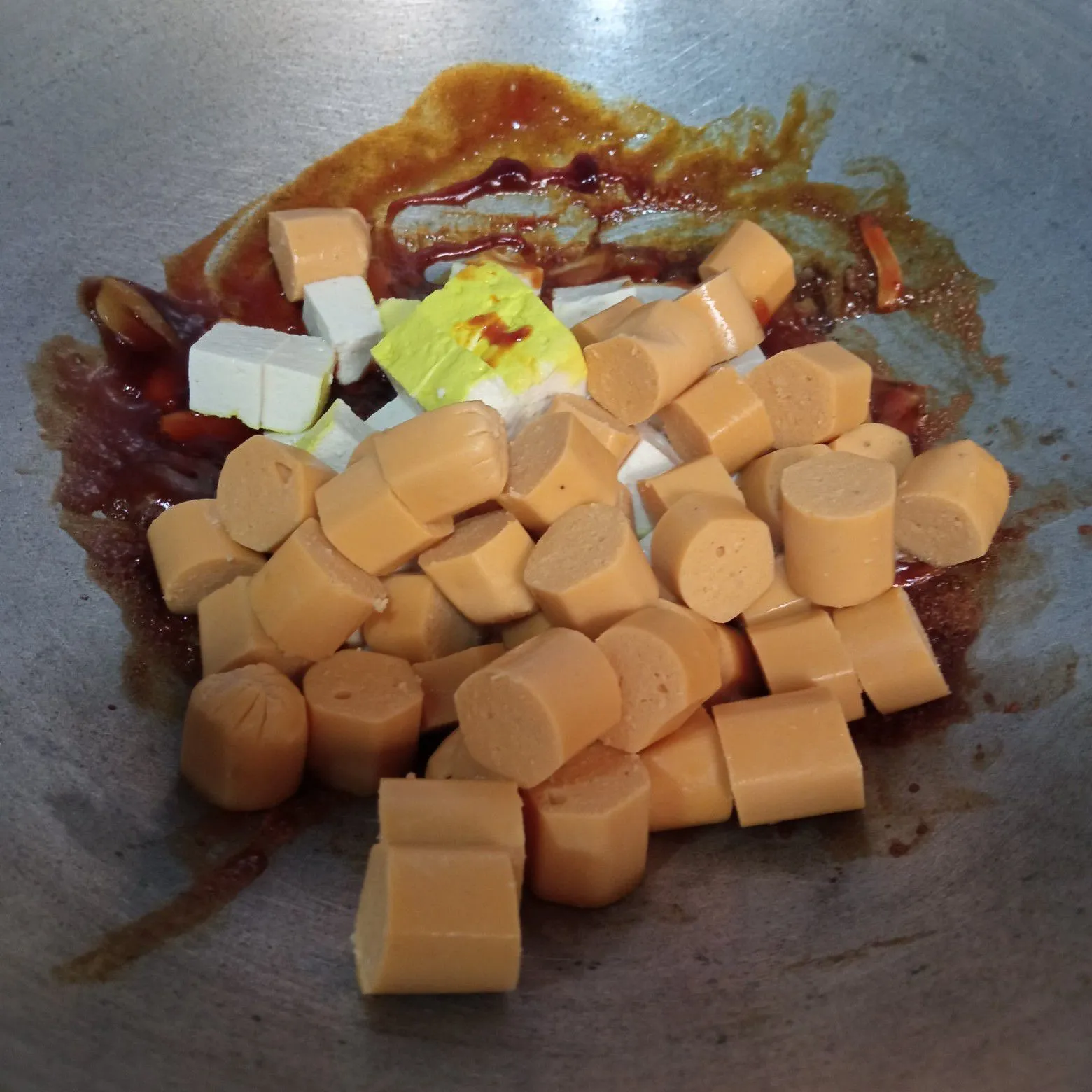 Step 4 Tahu Sosis Saus Tiram