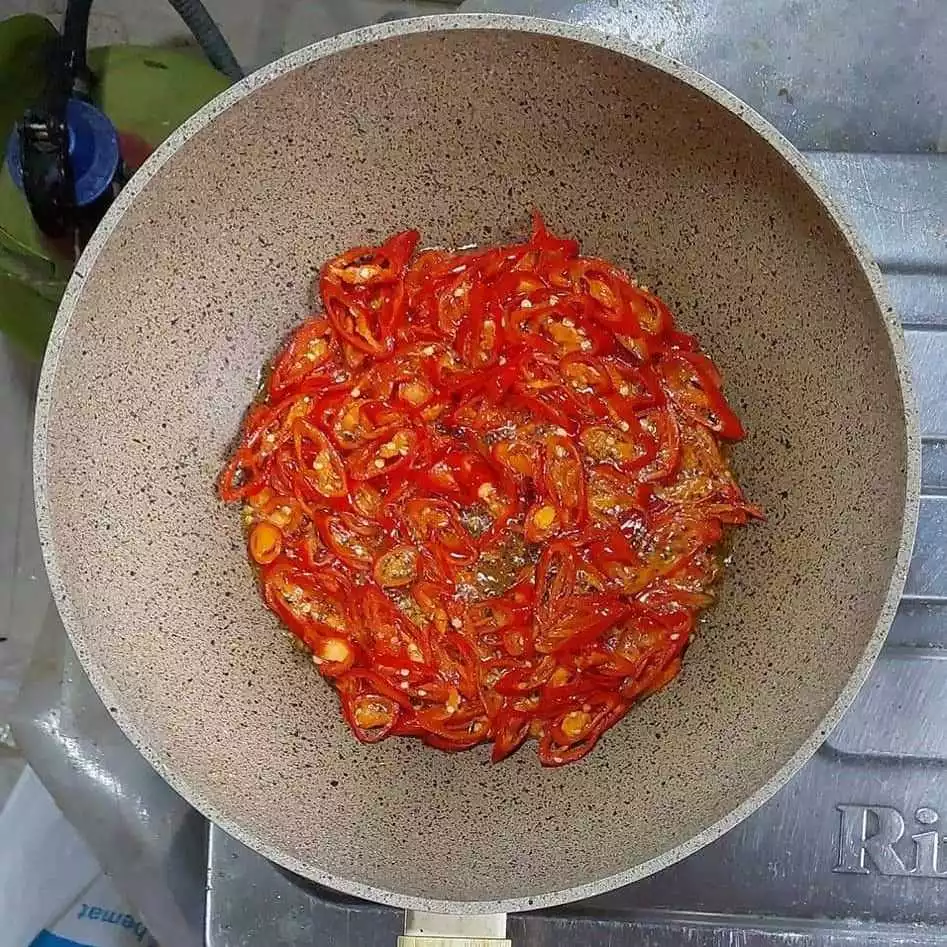 Step 4 Sambal Goreng Tempe