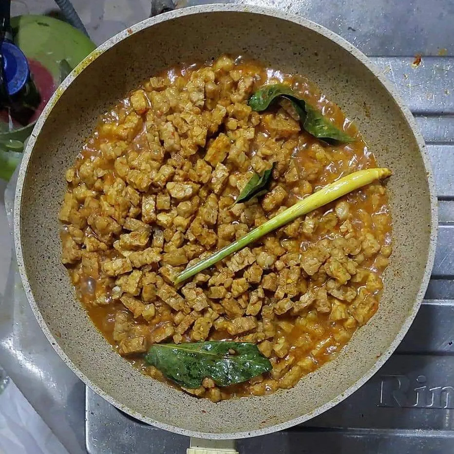 Step 9 Sambal Goreng Tempe