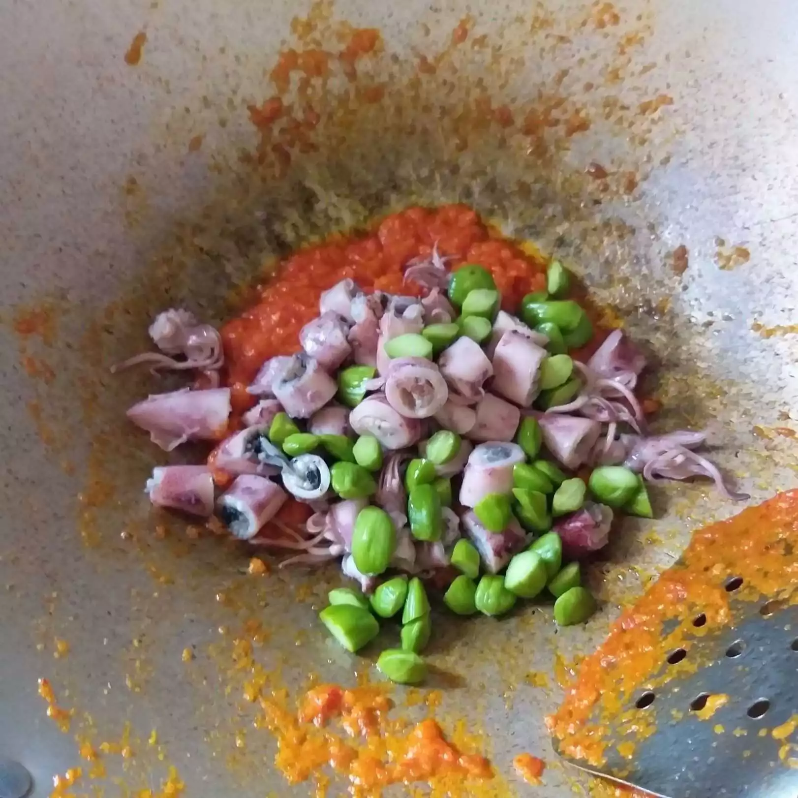 Step 5 Sambal Cumi Pete