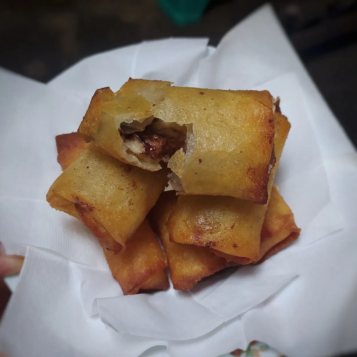 Step 5 Lumpia Isi Pisang Coklat