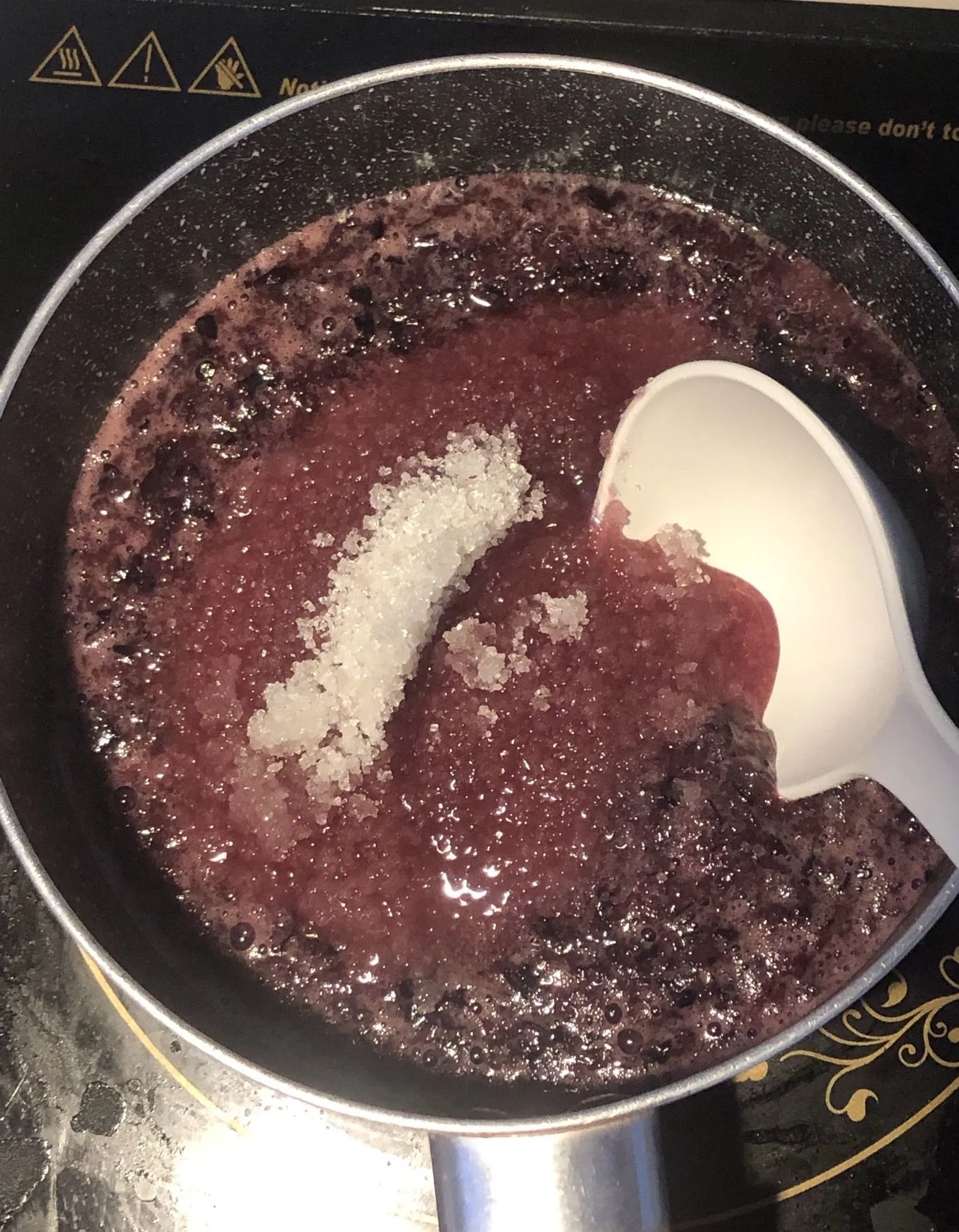 Step 3 Selai Anggur Hitam