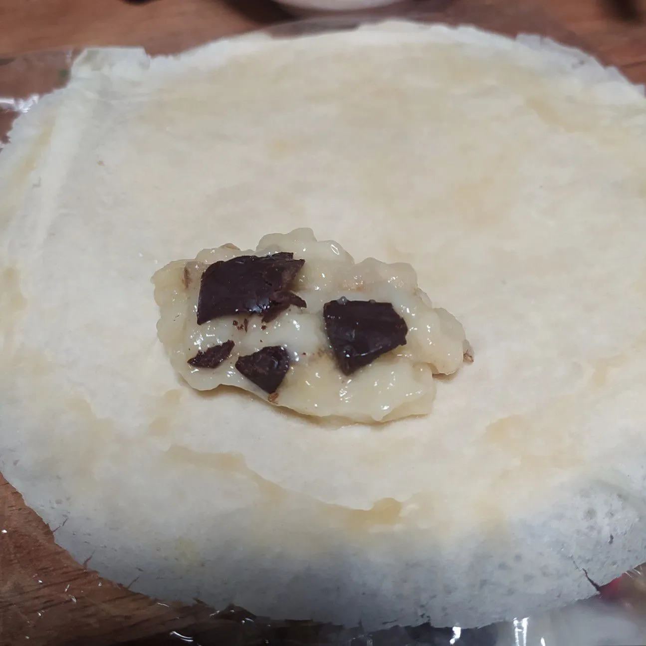 Step 2 Lumpia Isi Pisang Coklat