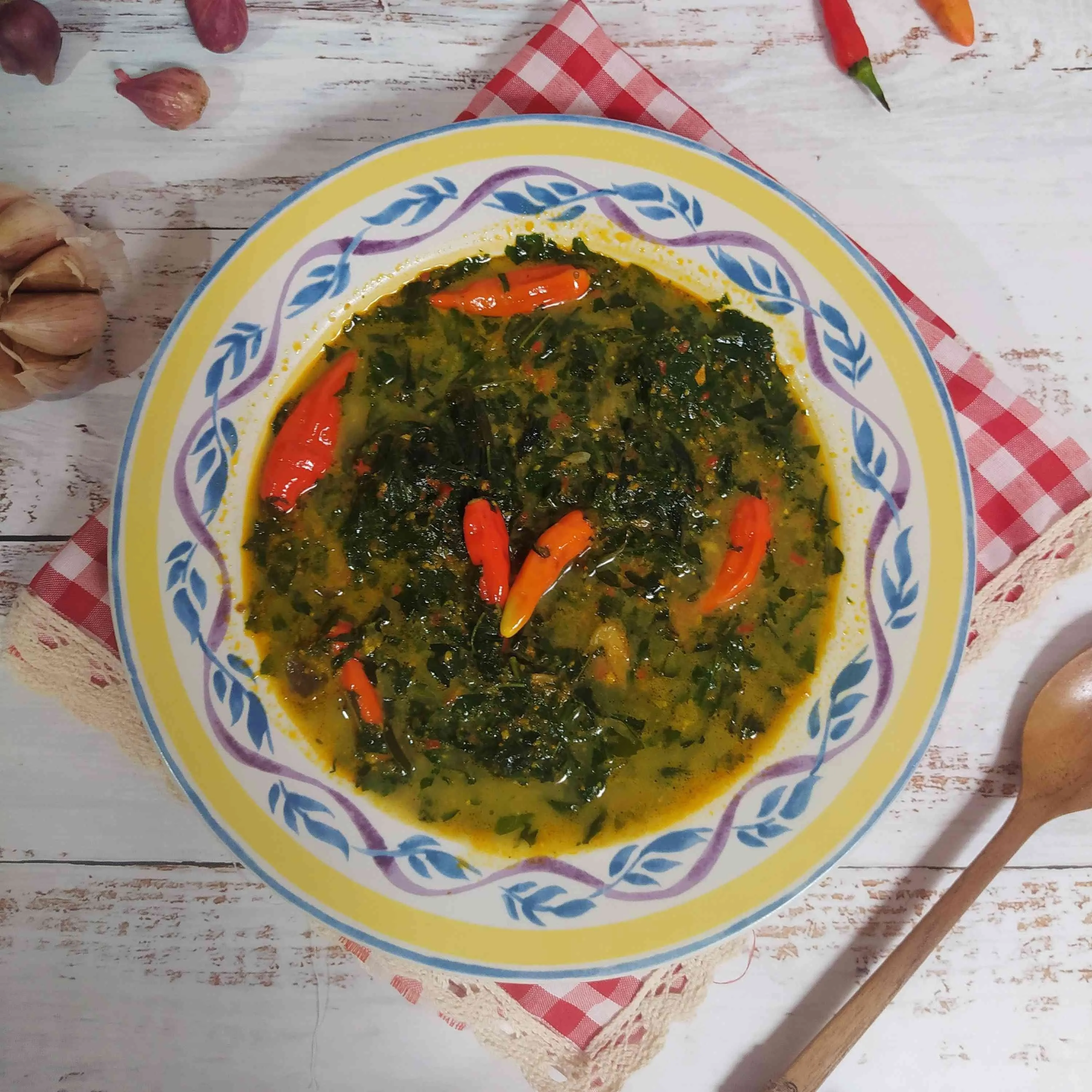 Sayur Tumbuk Daun Ubi