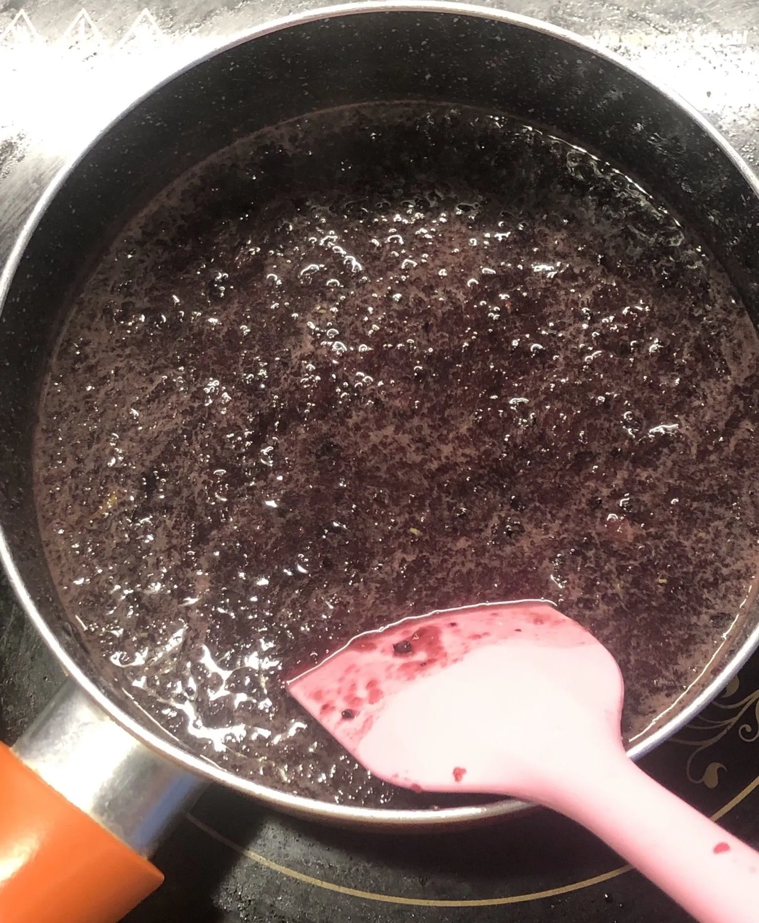 Step 4 Selai Anggur Hitam
