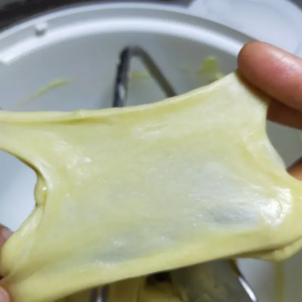 Uleni hingga kalis elastis. Window pane test.