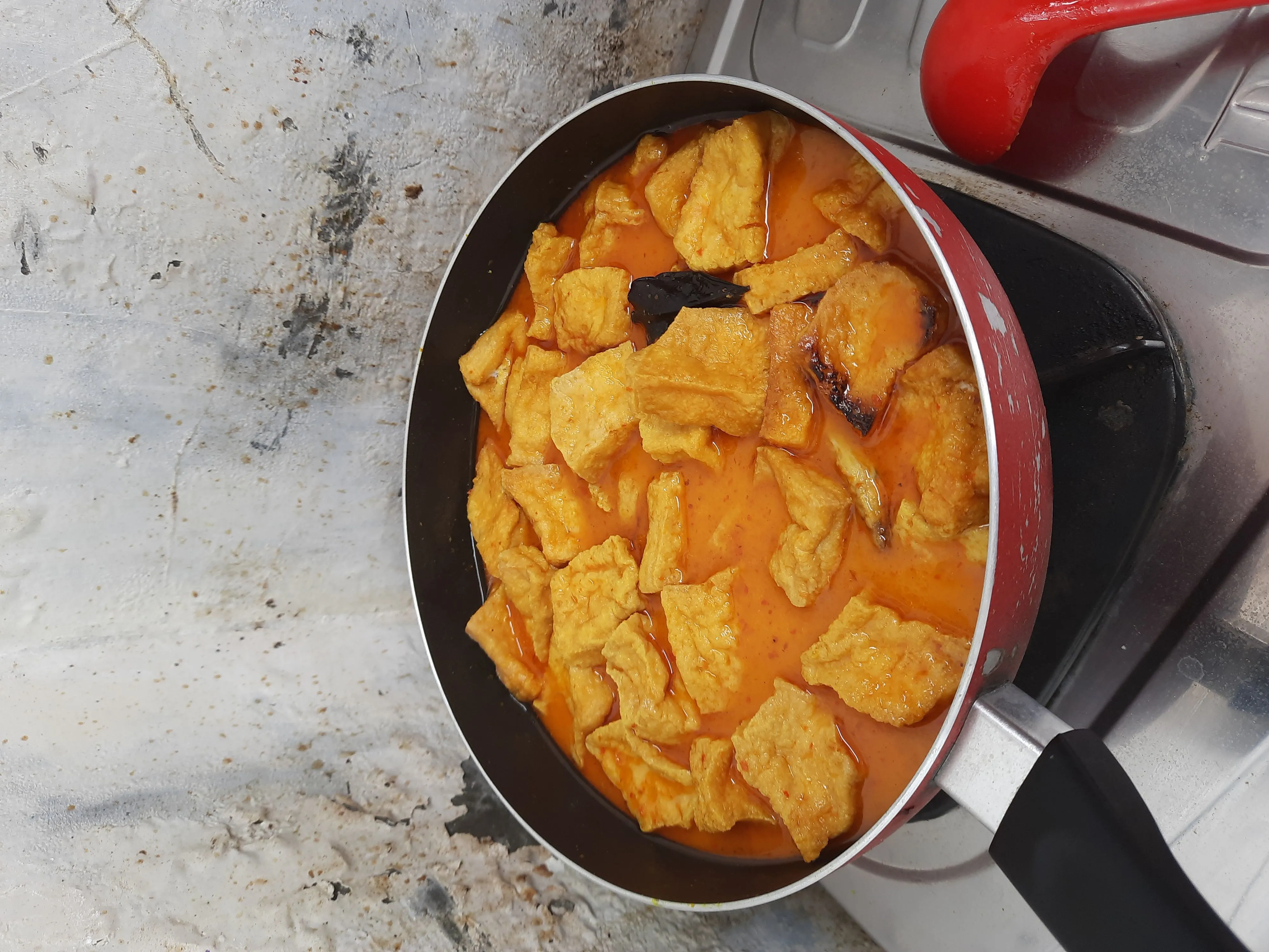 Step 5 Tahu dan Tempe Nyemek Bumbu Pete Hot