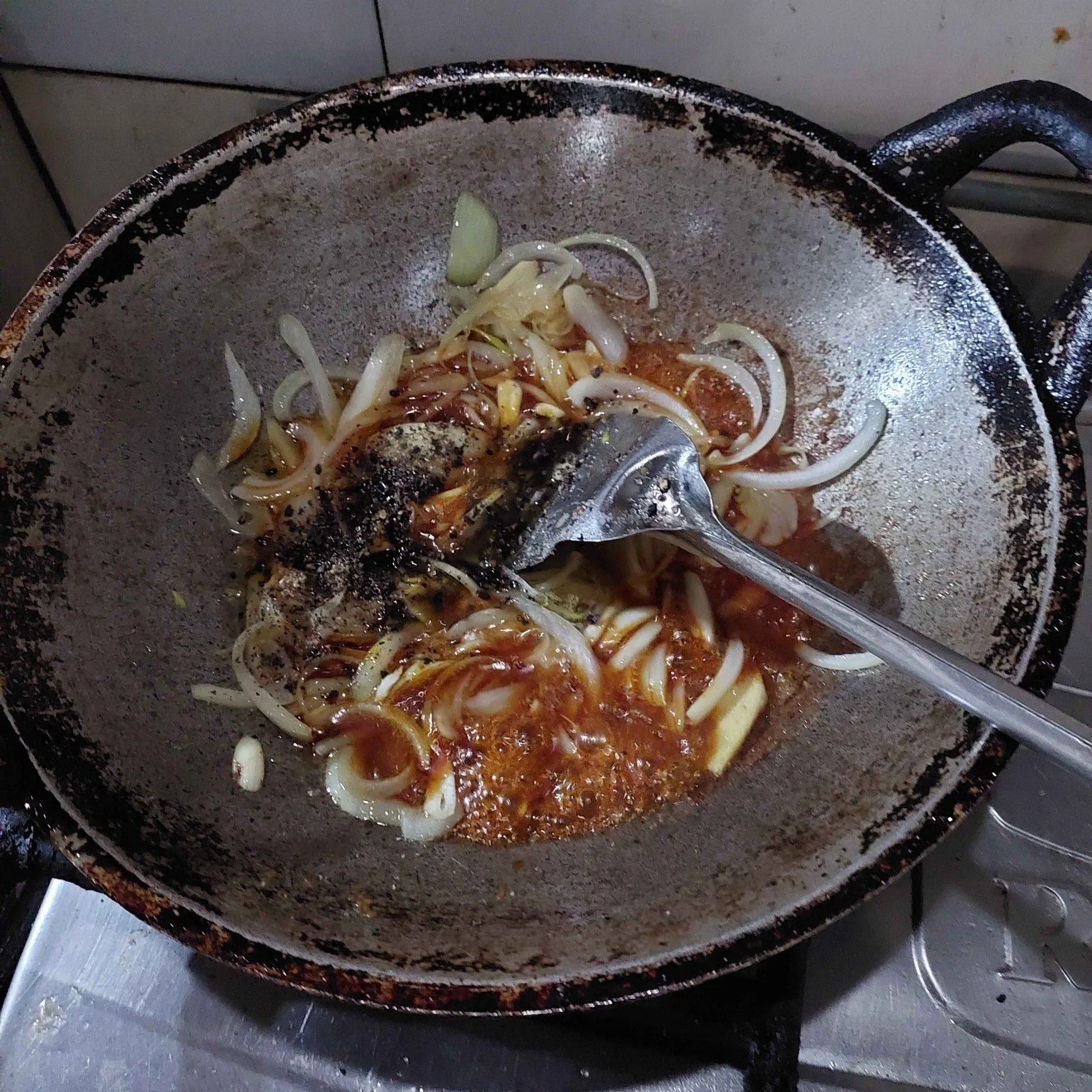 Step 5 Ayam Goreng Black Pepper
