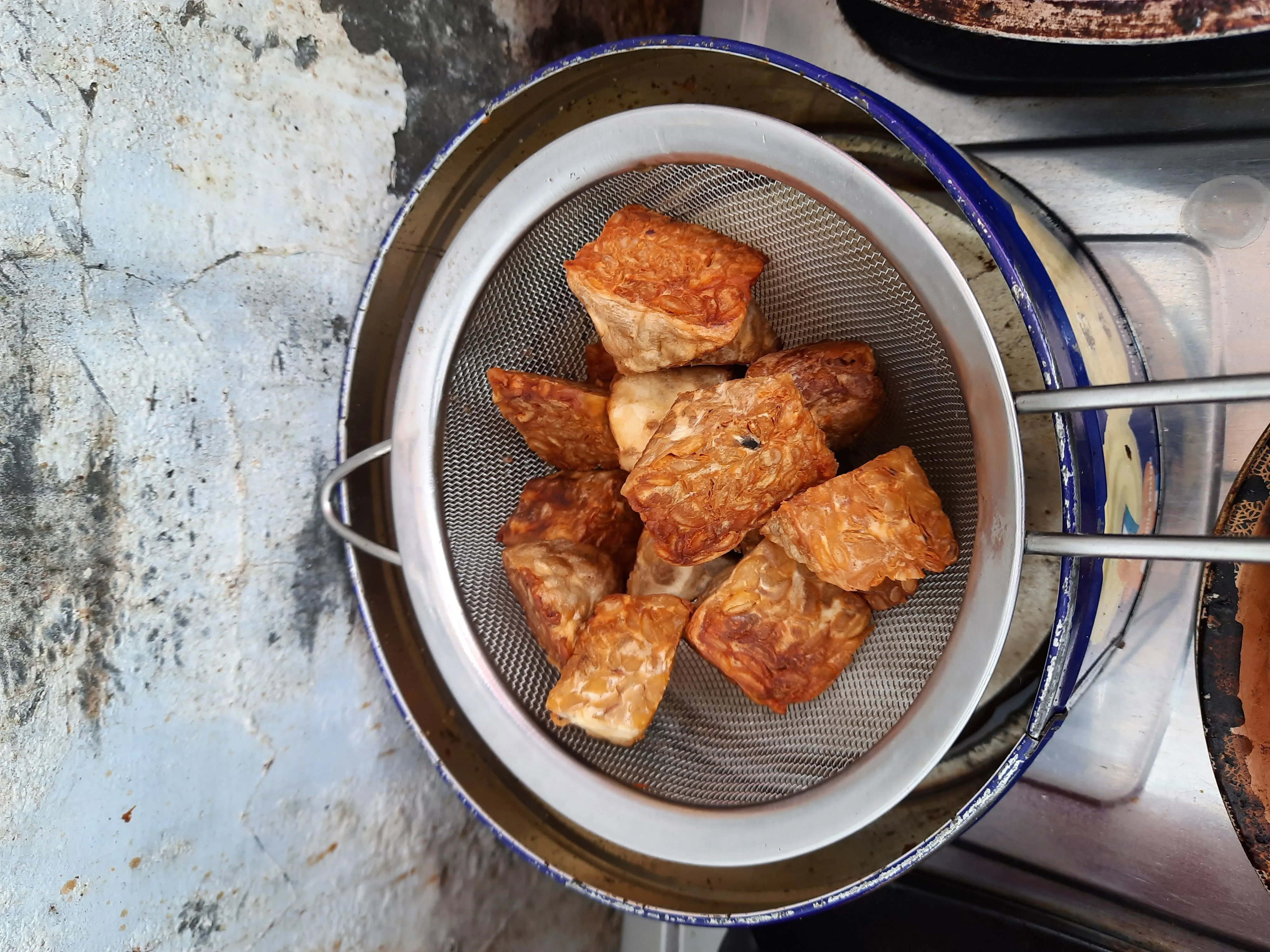 Step 1 Tahu dan Tempe Nyemek Bumbu Pete Hot