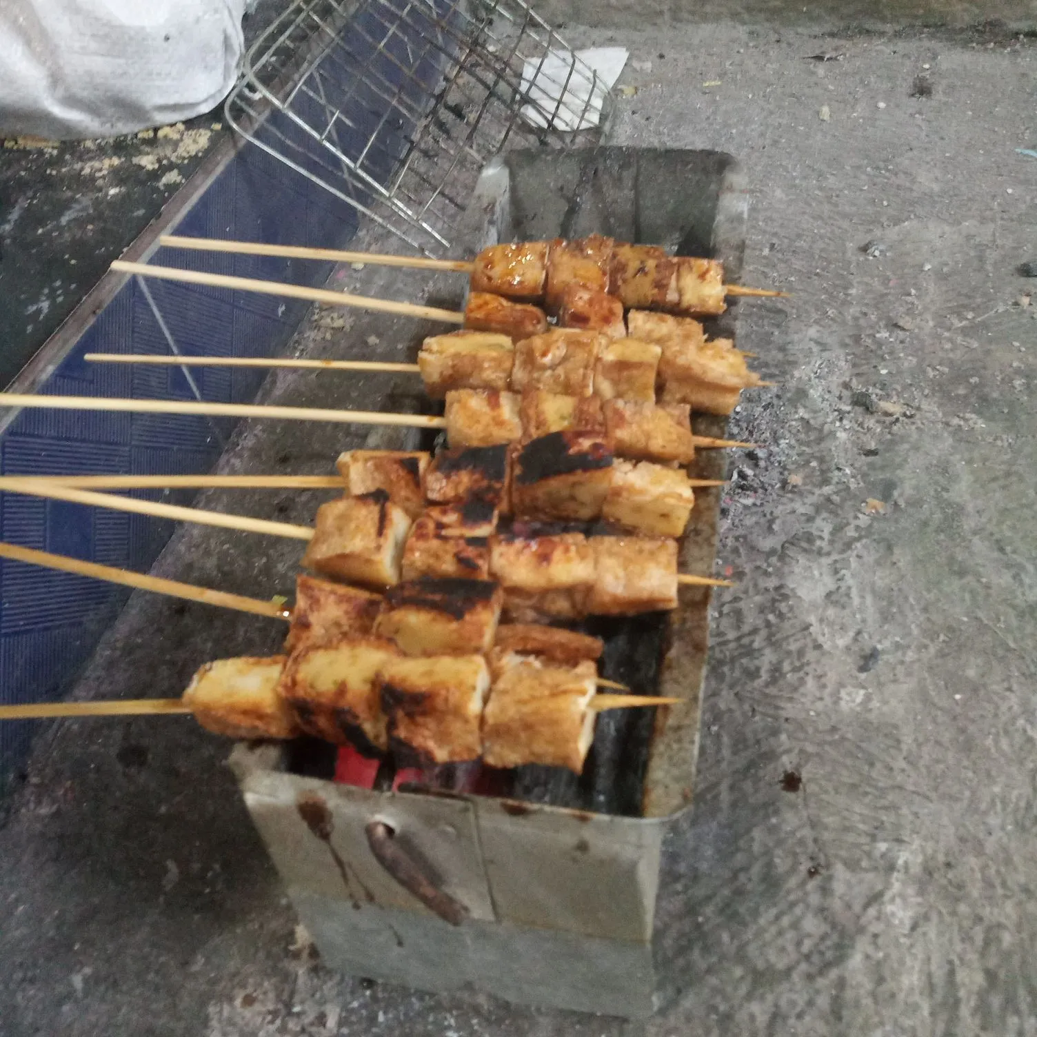 Step 6 Sate Tahu Bumbu Kacang