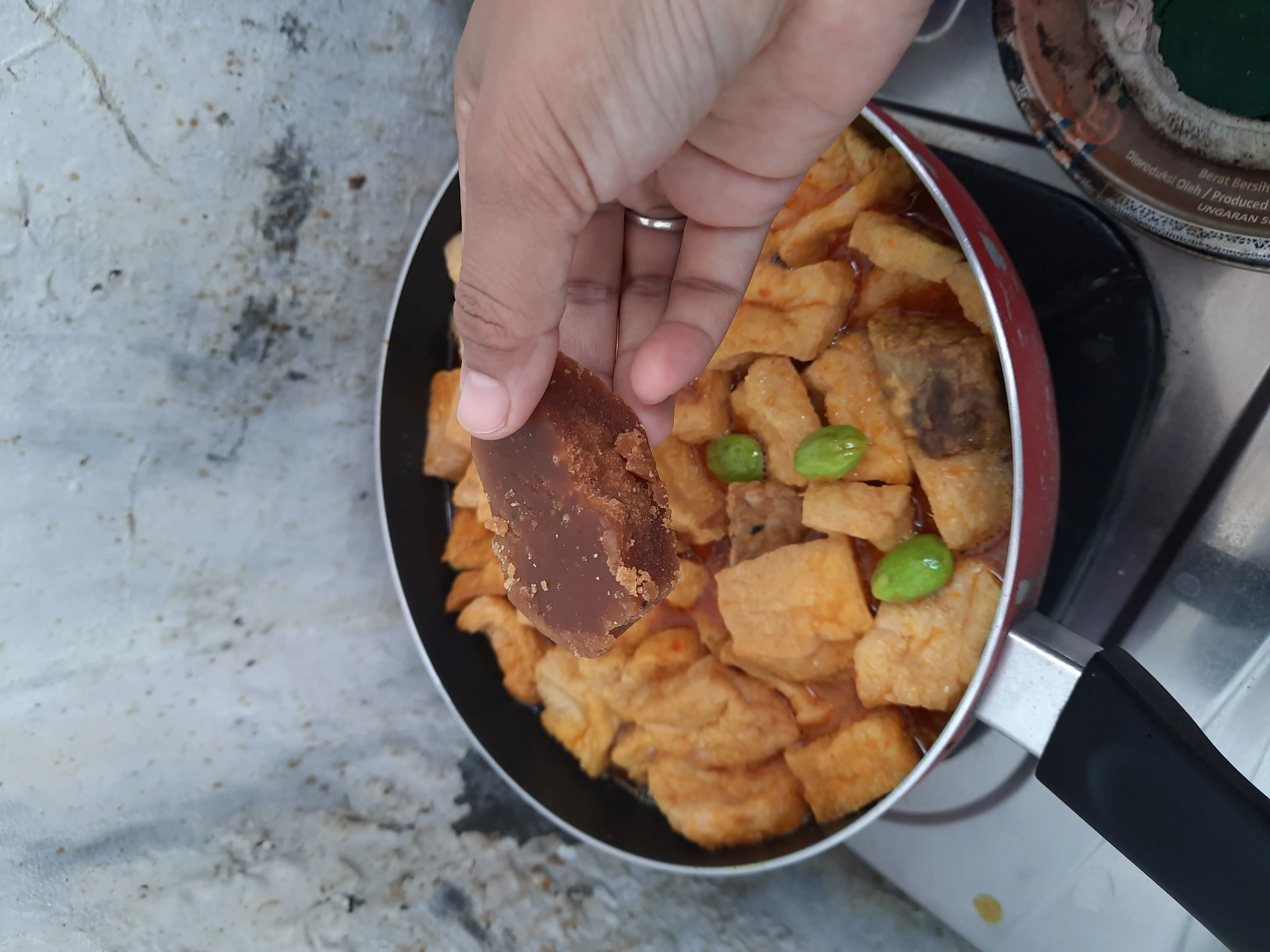 Step 4 Tahu dan Tempe Nyemek Bumbu Pete Hot
