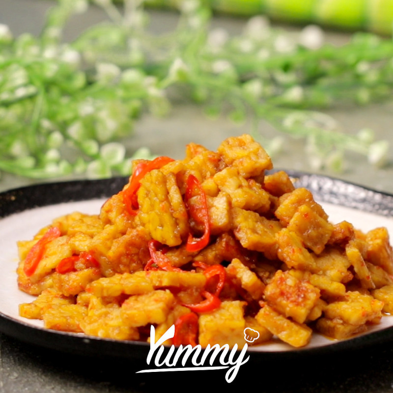 Resep Tempe Kering Cabai Merah Enak Dari Chef Yummy