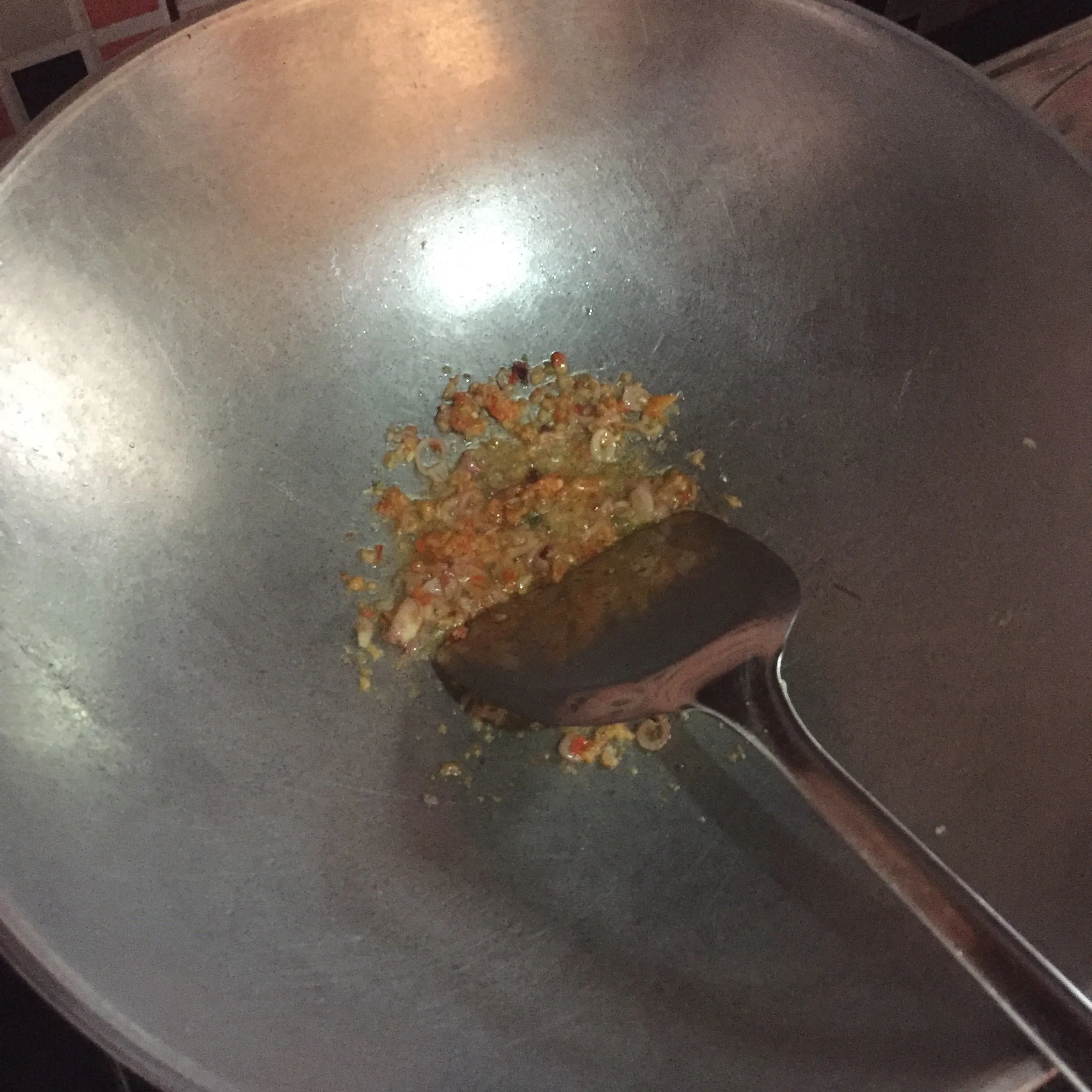 Step 1 Sayur Sawi Telur Pedas