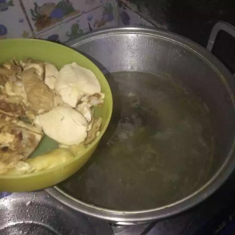 Step 1 Bubur Ayam