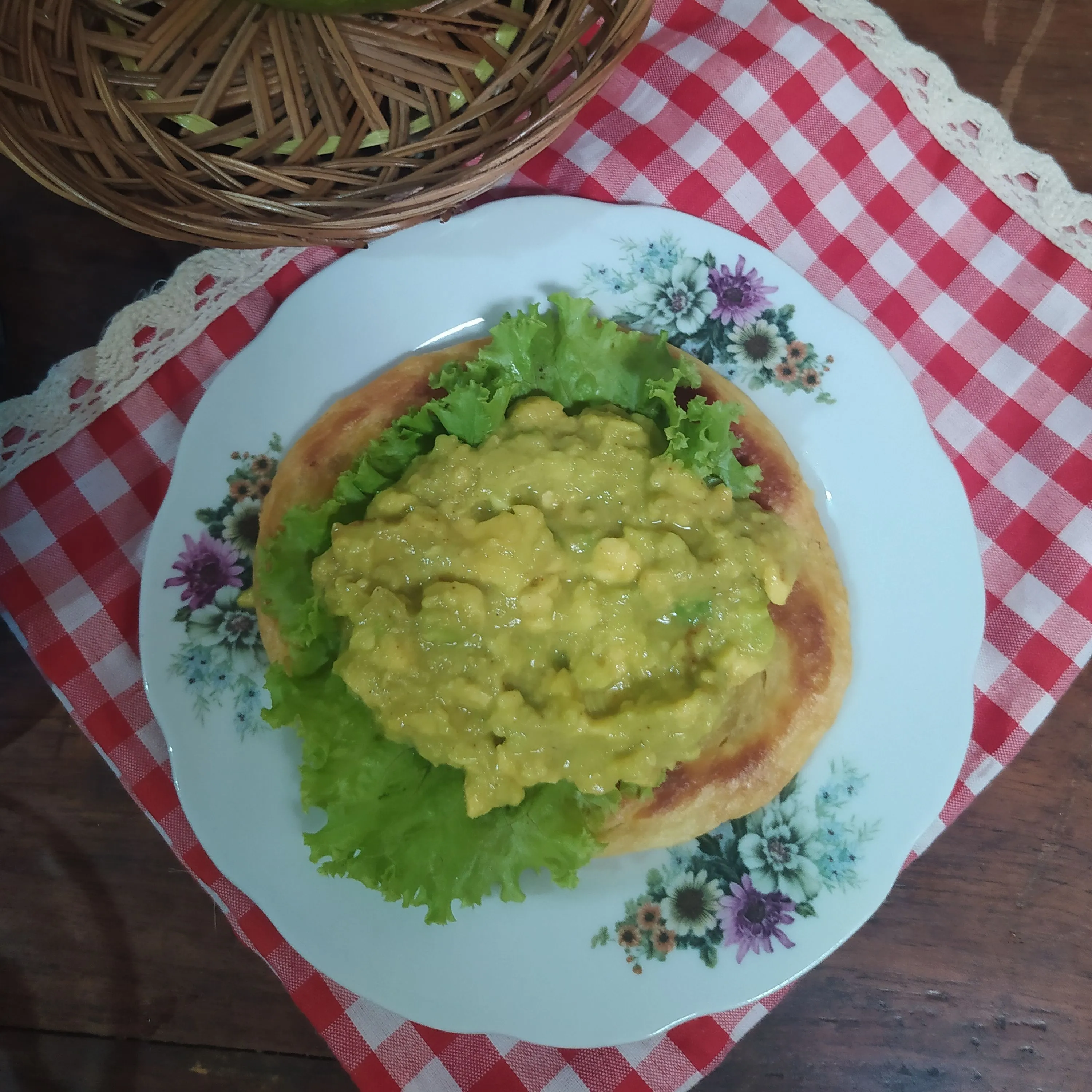 Step 4 Roti Maryam Alpukat Telur Keju