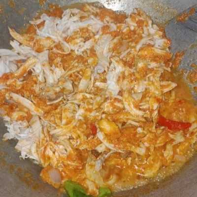 Step 4 Ayam Suwir Pedas
