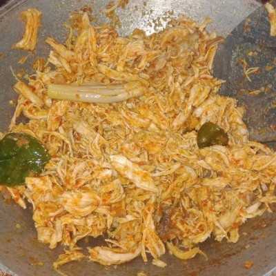 Step 5 Ayam Suwir Pedas
