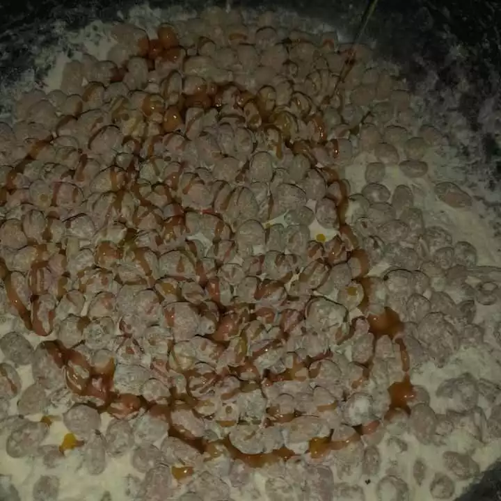 Step 5 Kacang Telur Manis