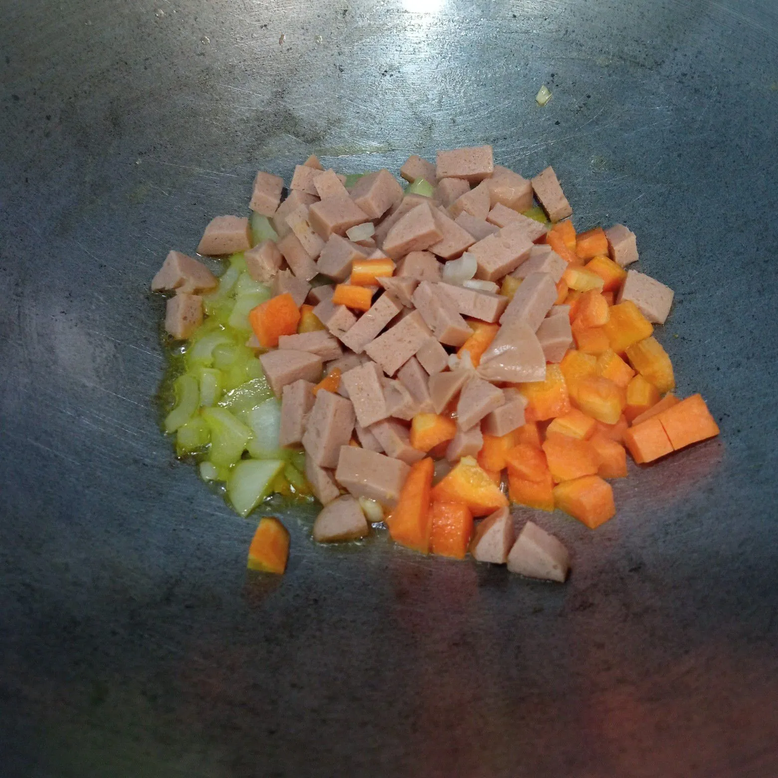 Step 1 Macaroni Schotel Panggang