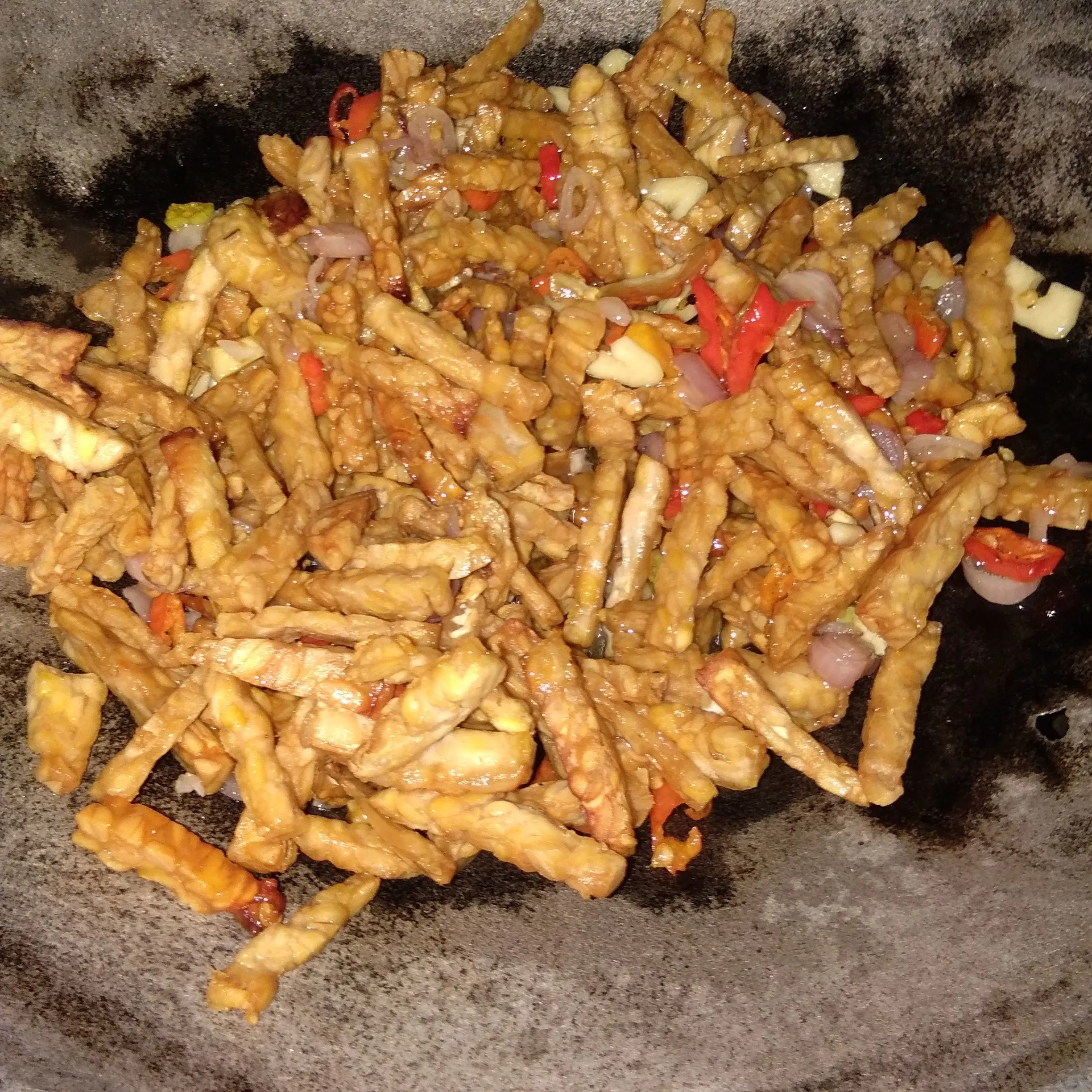 Step 4 Oseng Tempe Sohun