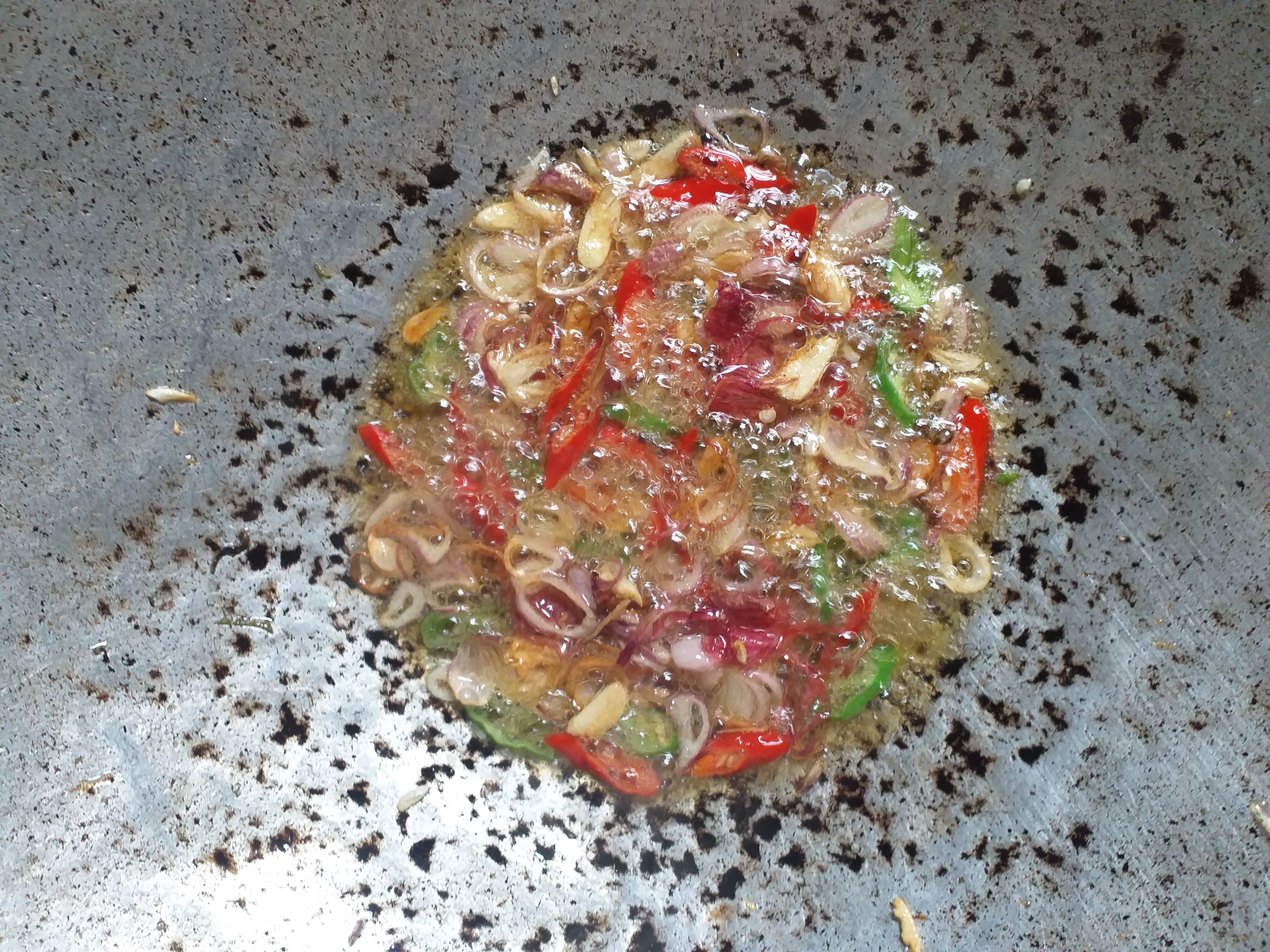 Step 2 Tumis Oncom Daun Kemangi