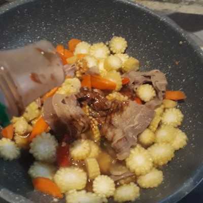 Step 4 Beef Tumis Teriyaki