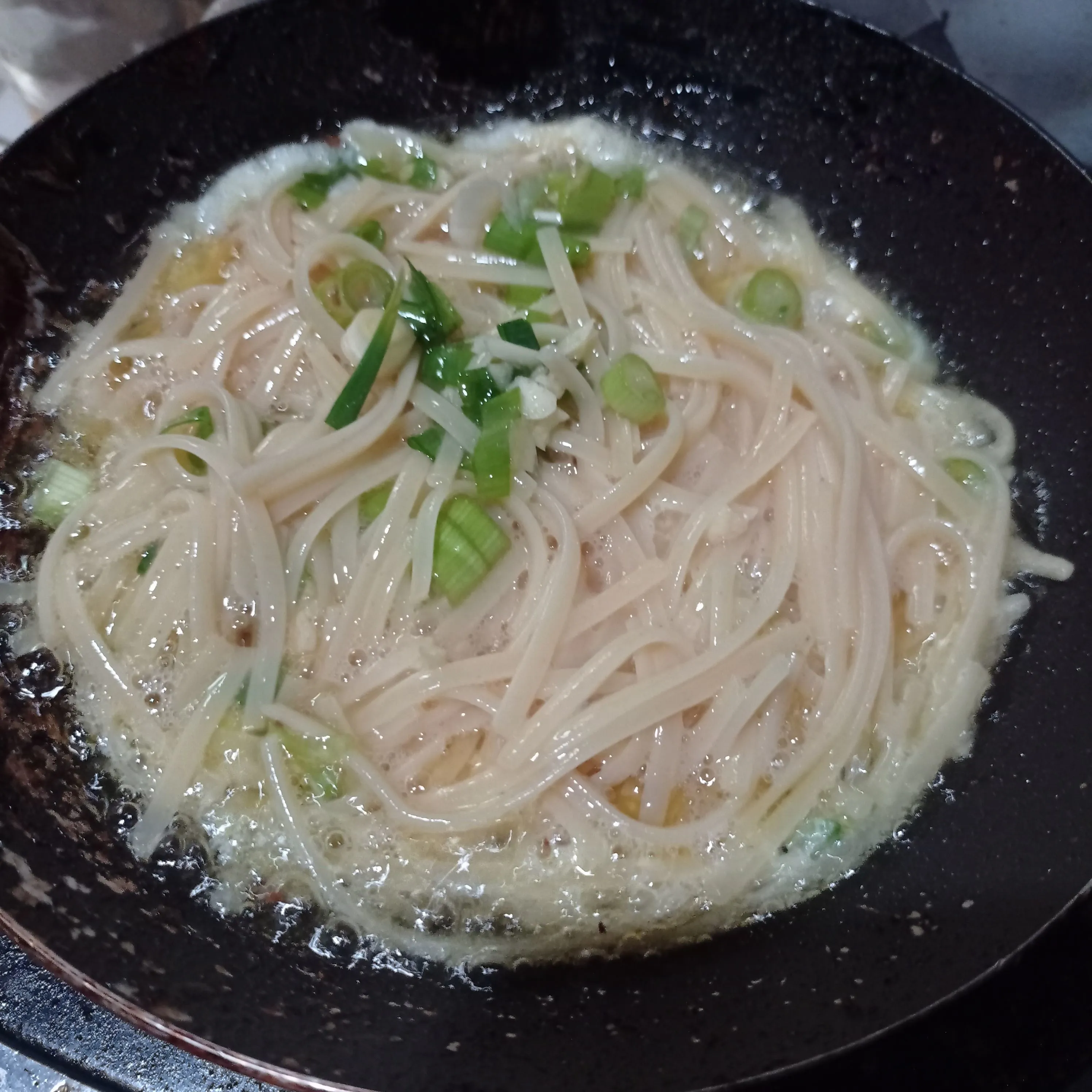 Step 5 Omelette Fettucine