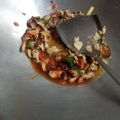 Step 4 Kerang hijau pedas manis