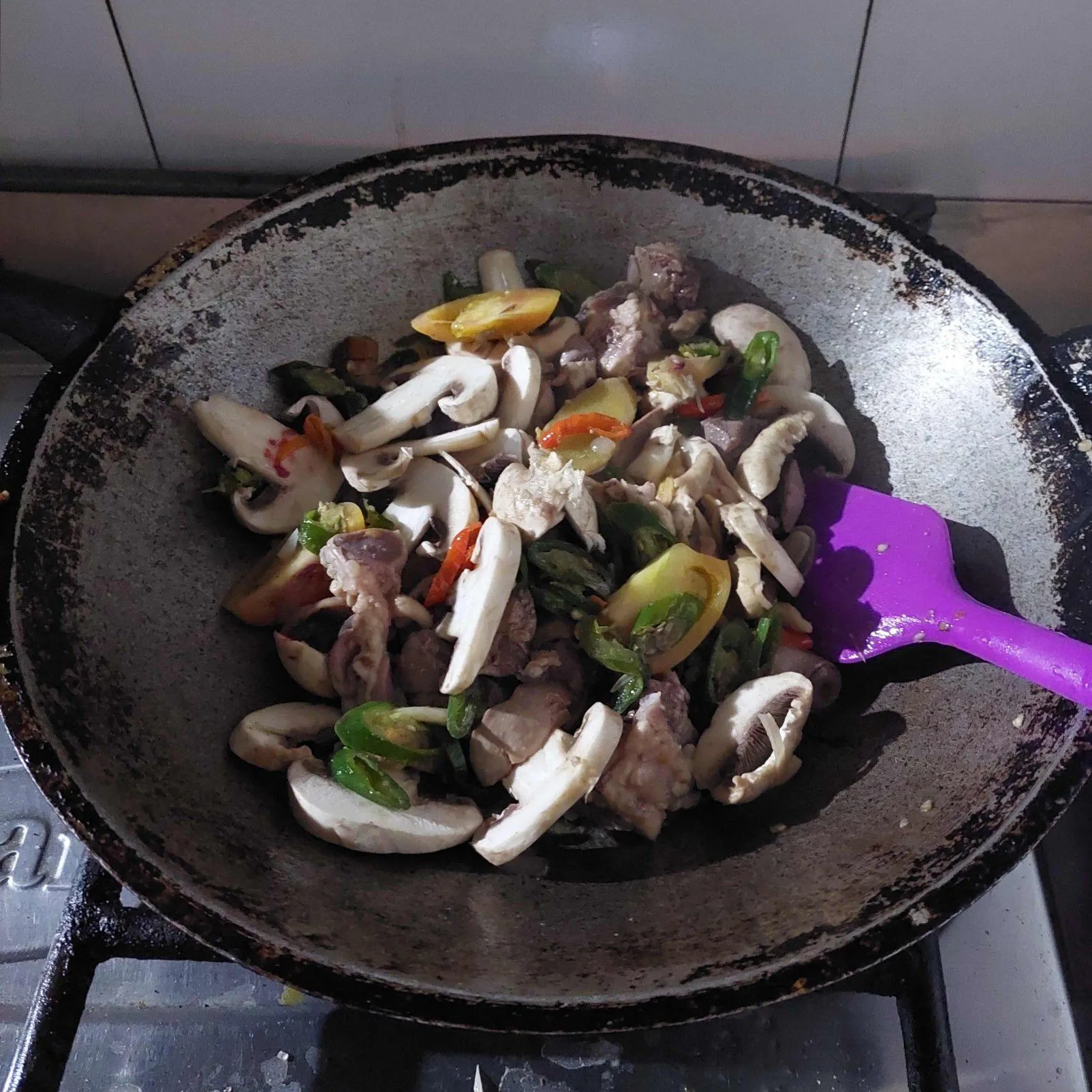 Step 5 Jeroan Ayam Masak Cabe Ijo