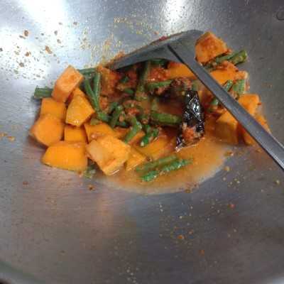 Step 2 Sayur Labu Kuning Santan