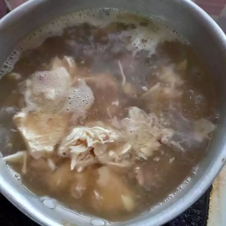 Step 3 Sup Ayam Pakcoy