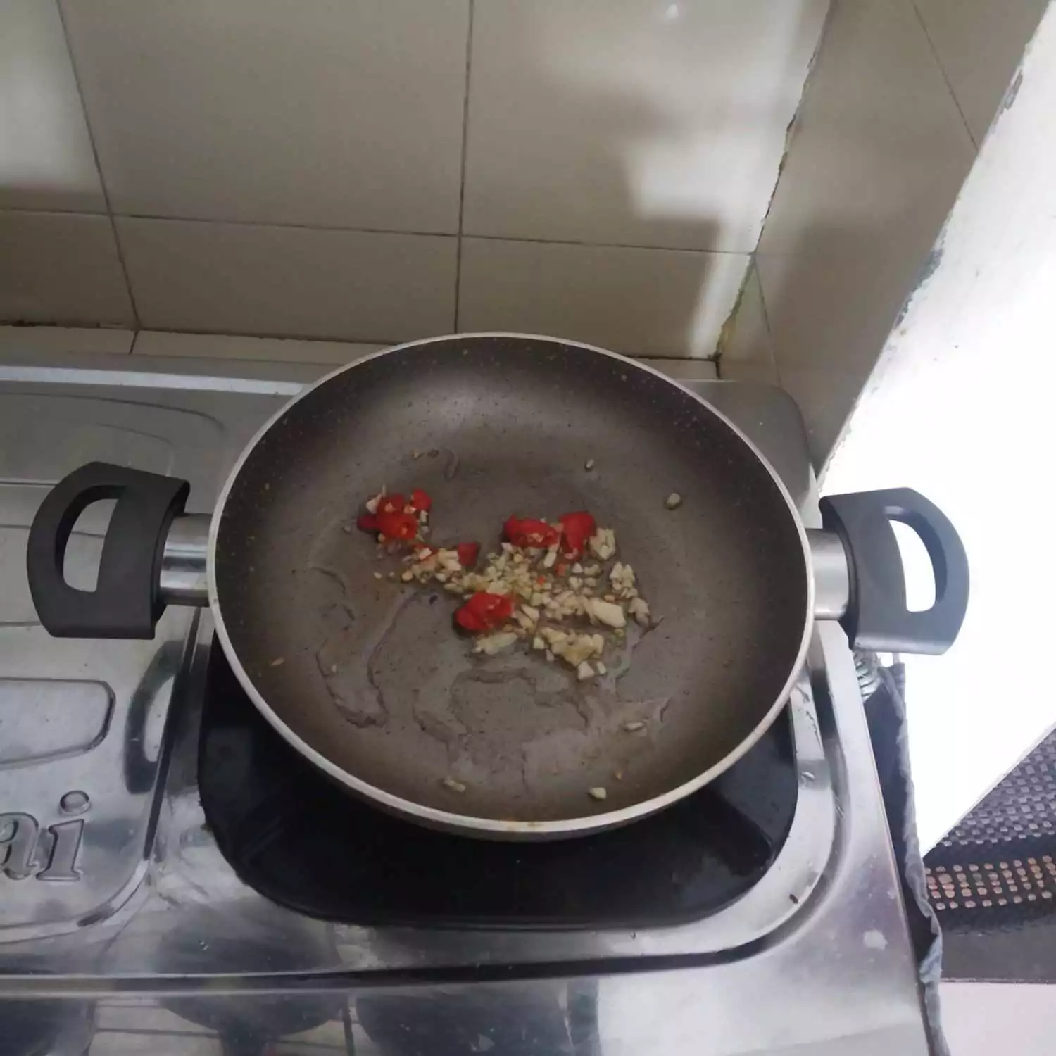 Step 1 Nasi Goreng Seafood