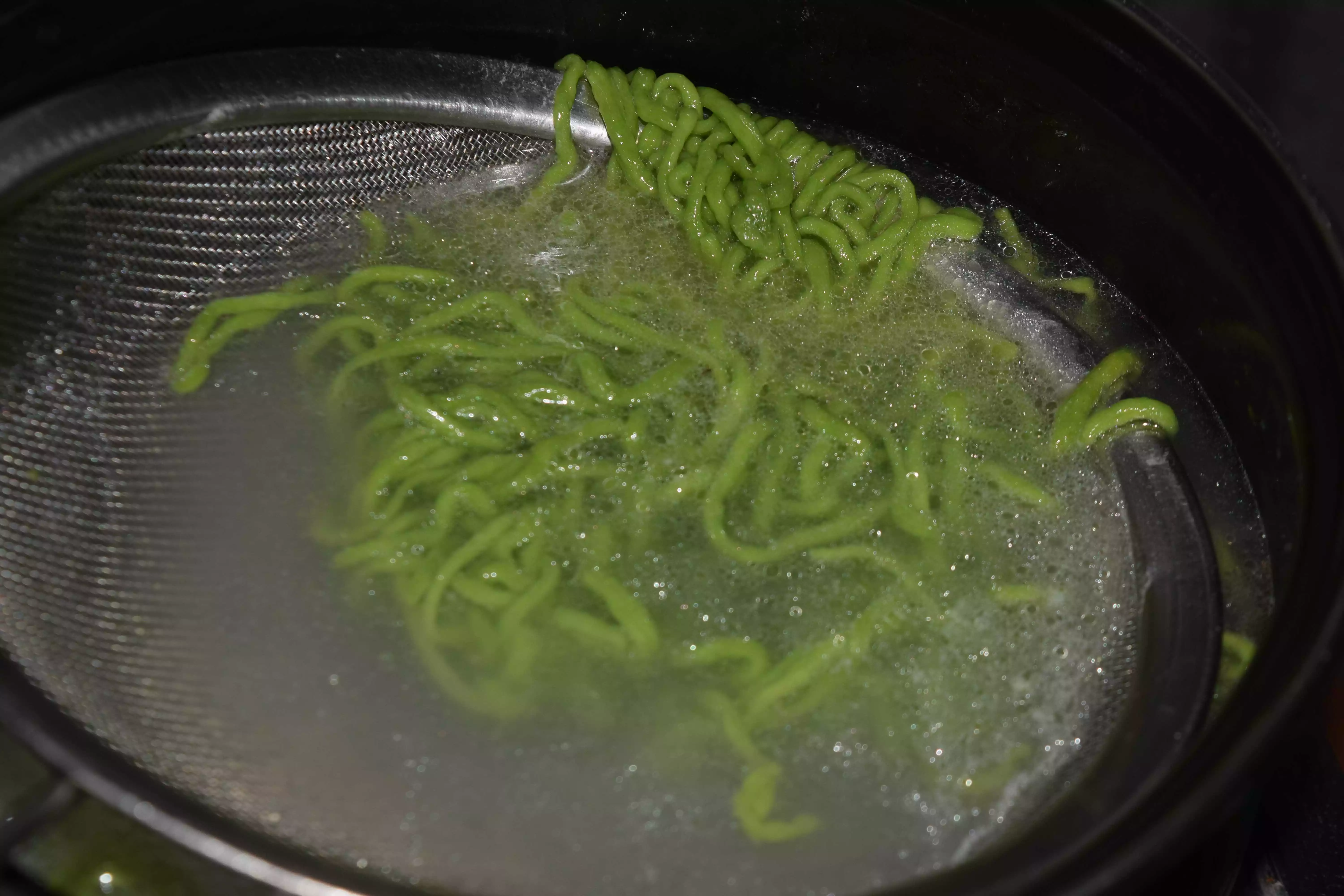 Step 8 Mie Bayam Homemade