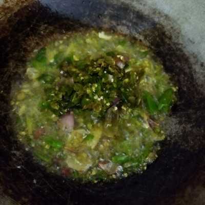 Step 3 Ikan Asin Pete Lombok Ijo