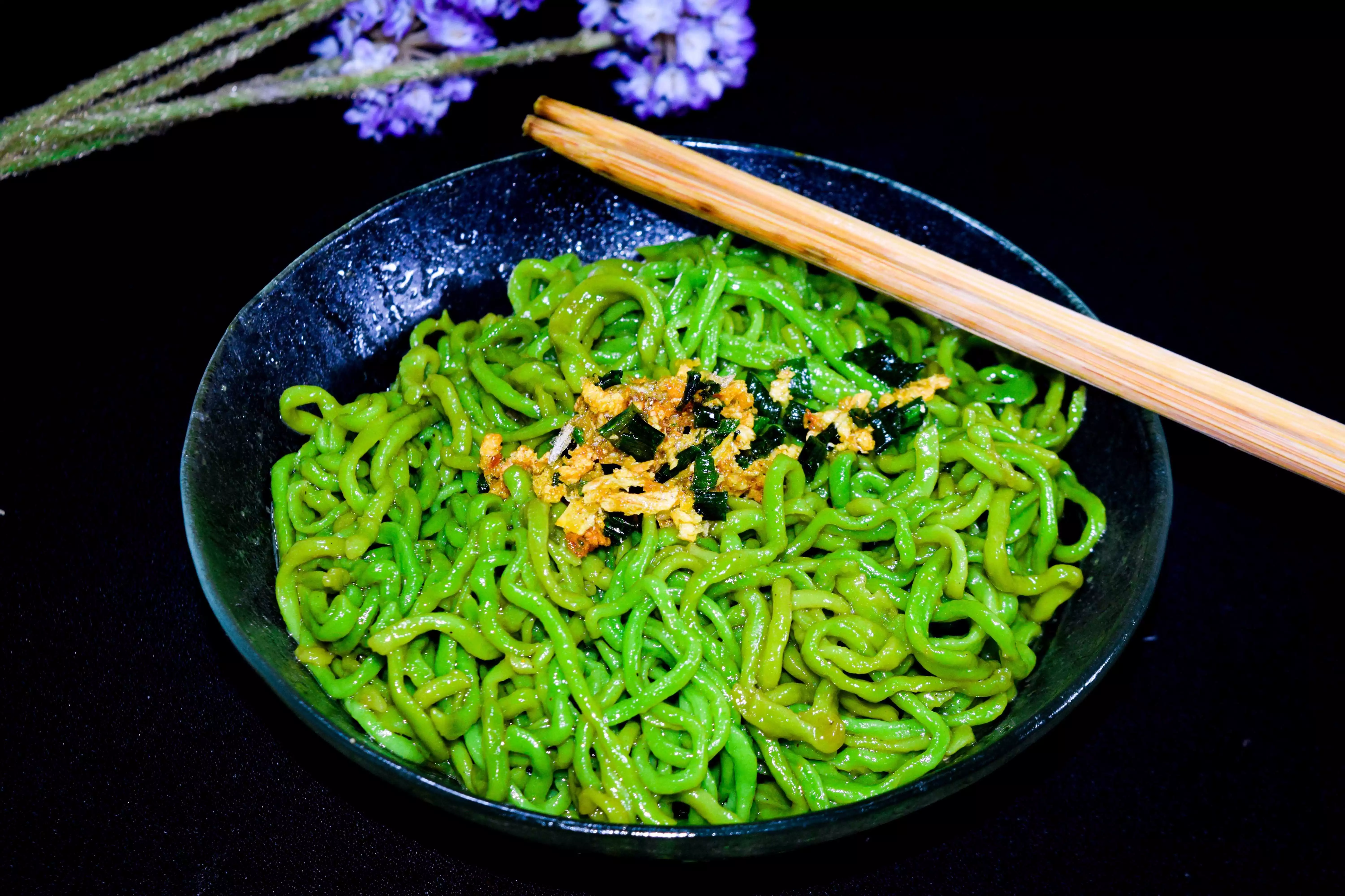 Step 10 Mie Bayam Homemade