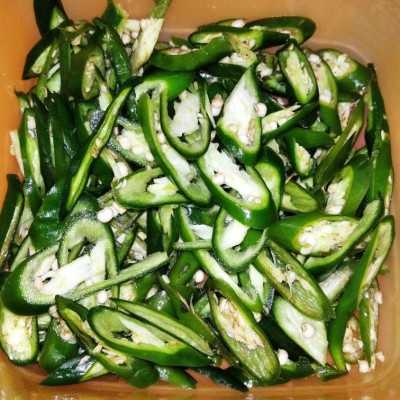 Step 1 Oseng Udang Rebon Lombok ijo