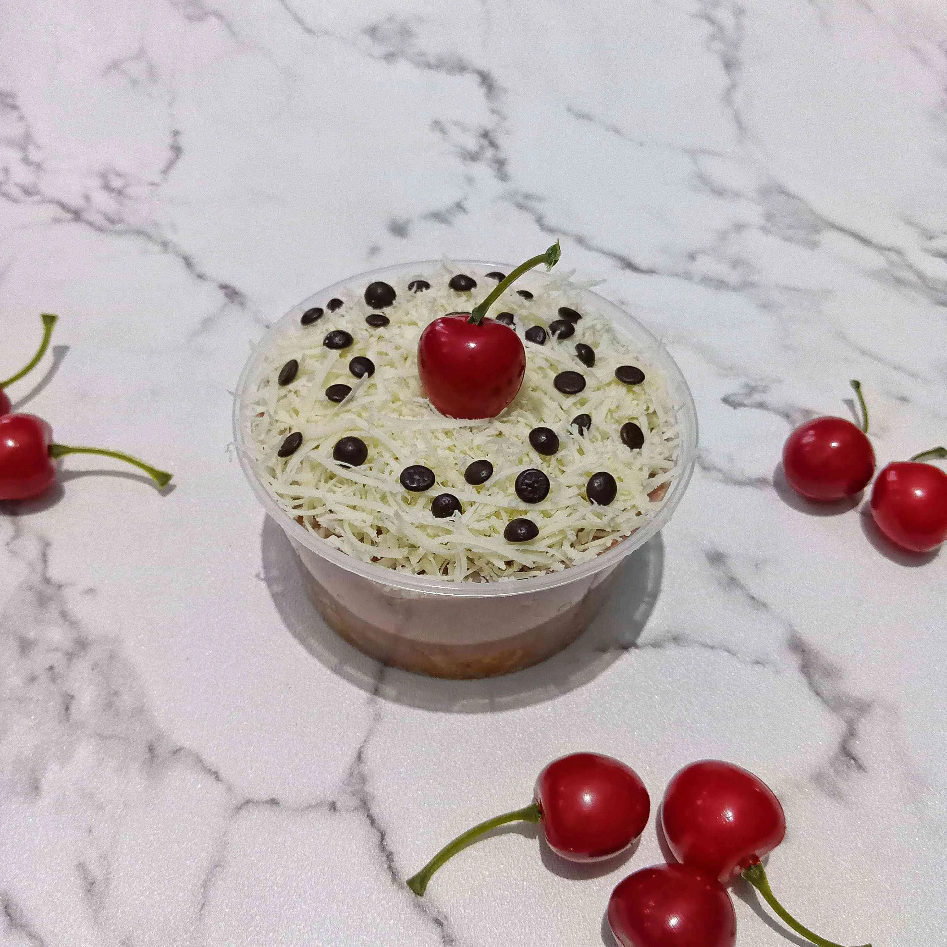Dessertbox Cake Vla Cokelat Keju