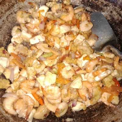 Step 5 Oseng Udang Tahu