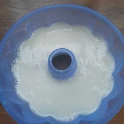 Step 2 puding susu buah