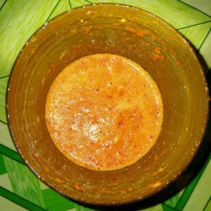 Step 1 Urap Sayur Daun Selada Air