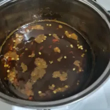 Masak hingga mendidih lalu matikan api. Biarkan dingin.