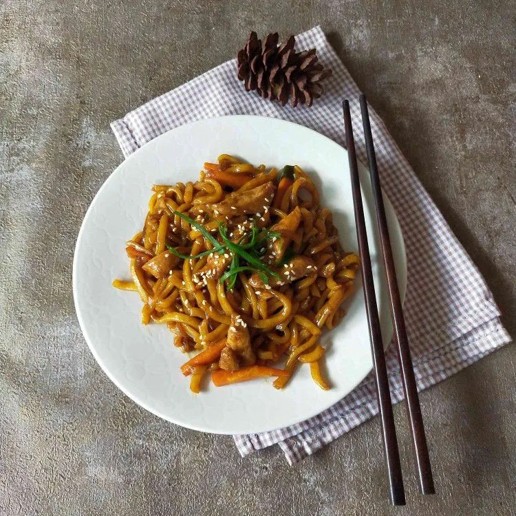 Chicken Teriyaki Udon
