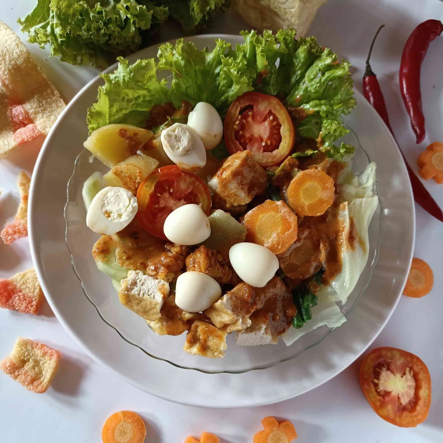 Gado-Gado Telur Puyuh #IMYEkstraPoin