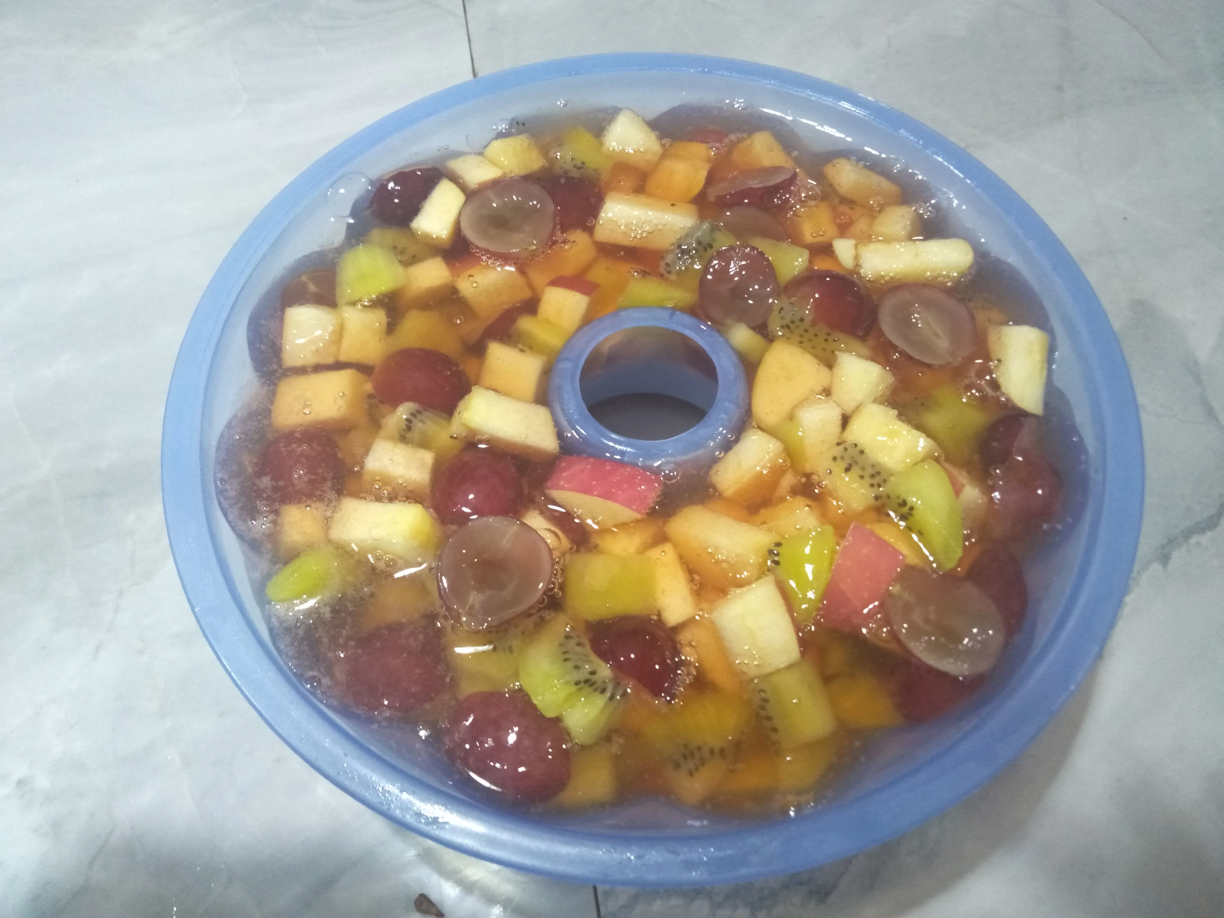 Step 6 puding susu buah