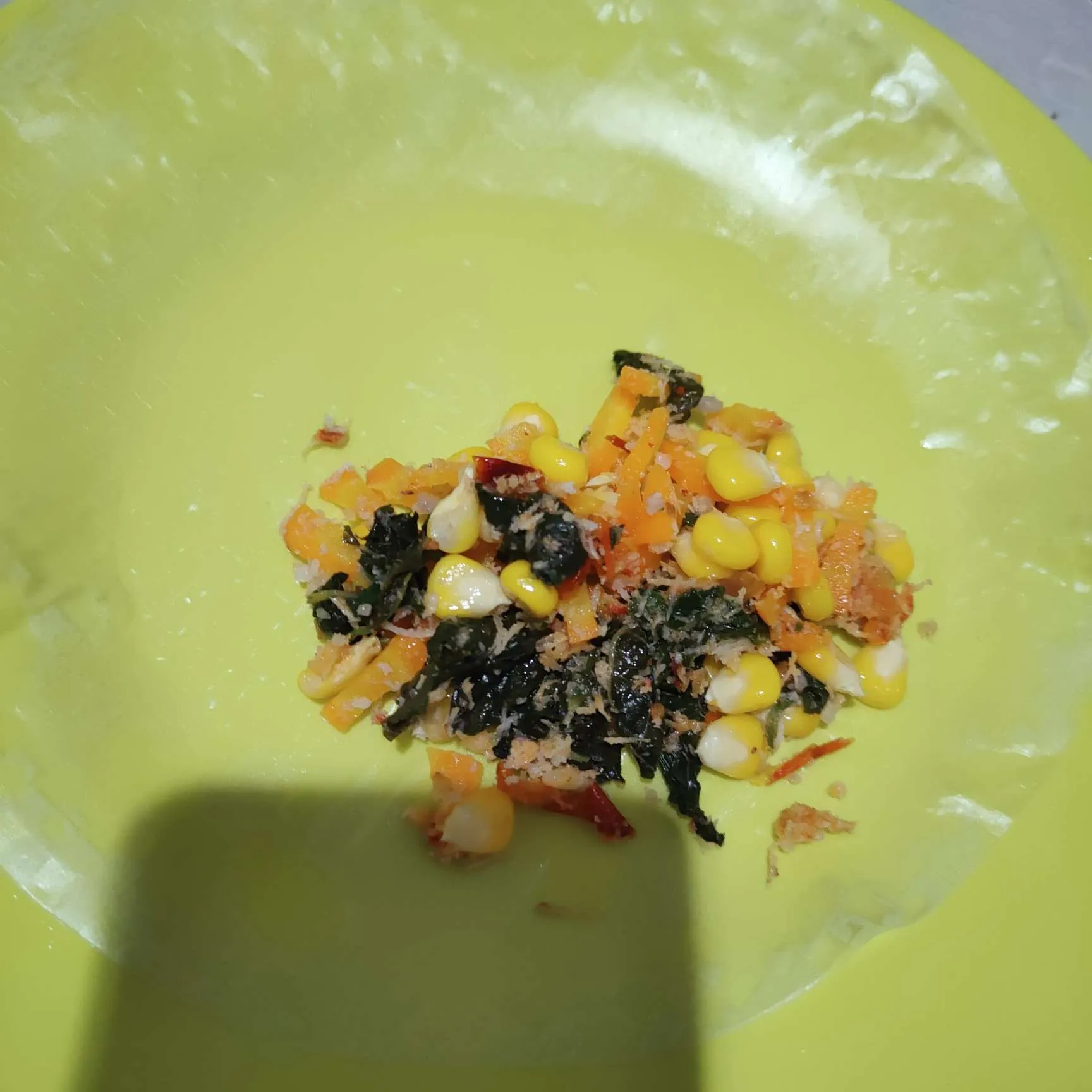 Step 5 Urab Sayur Spring Roll