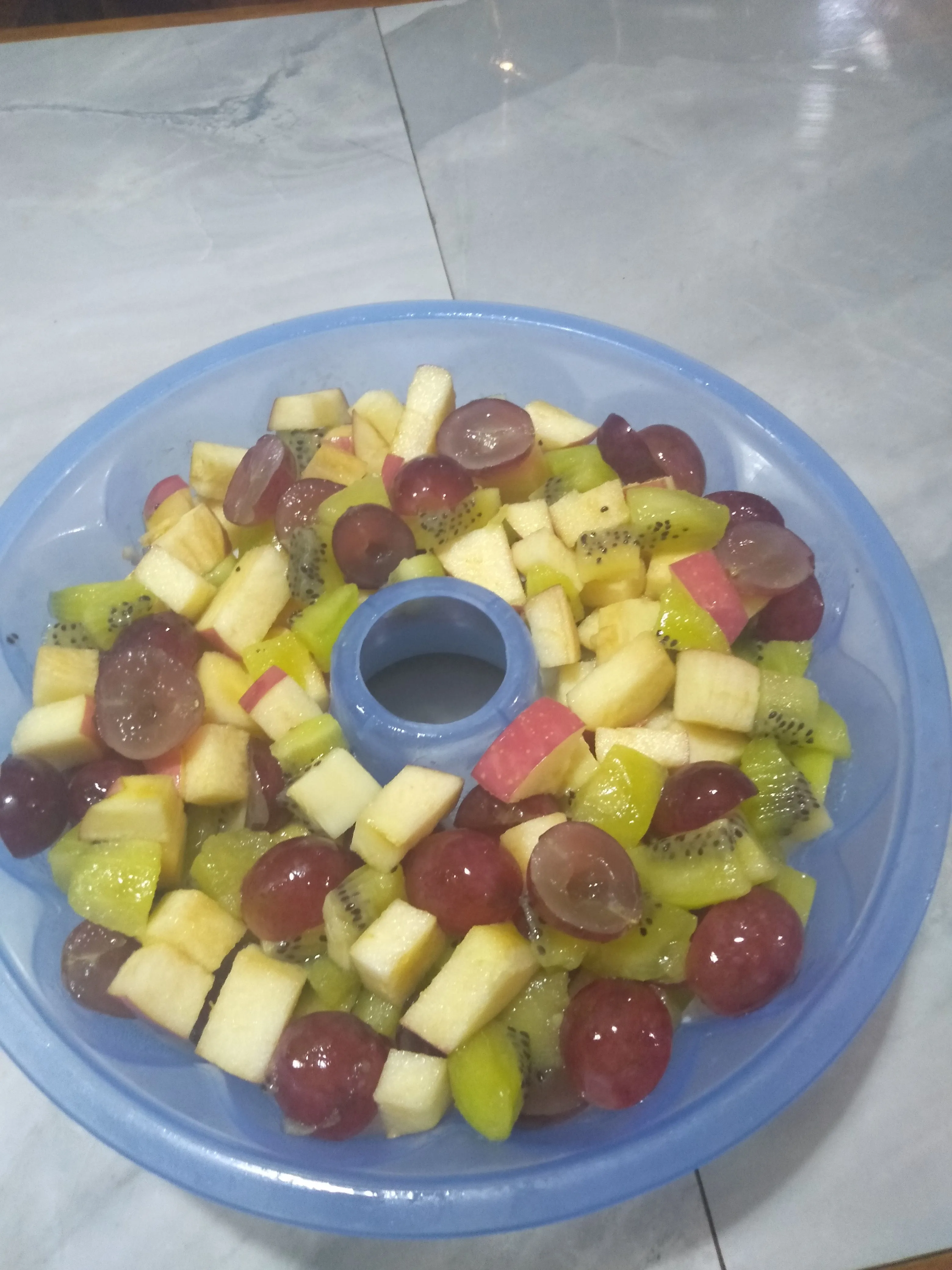 Step 5 puding susu buah