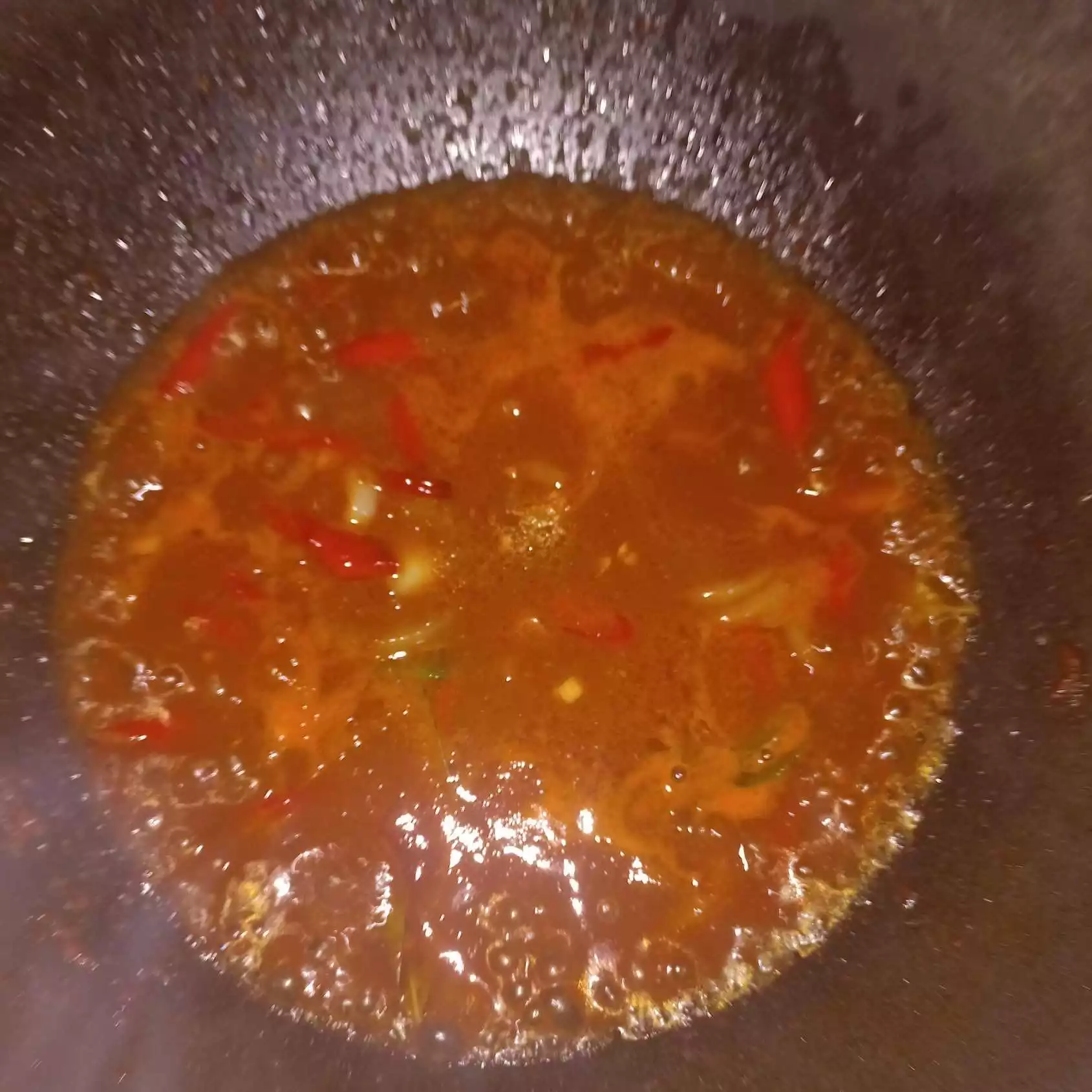 Step 6 Ikan Nila Saus Padang