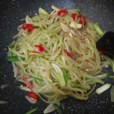 Step 6 Tumis Labu Siam