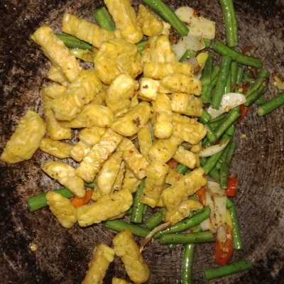 Step 4 Tumis Tempe Kacang Panjang
